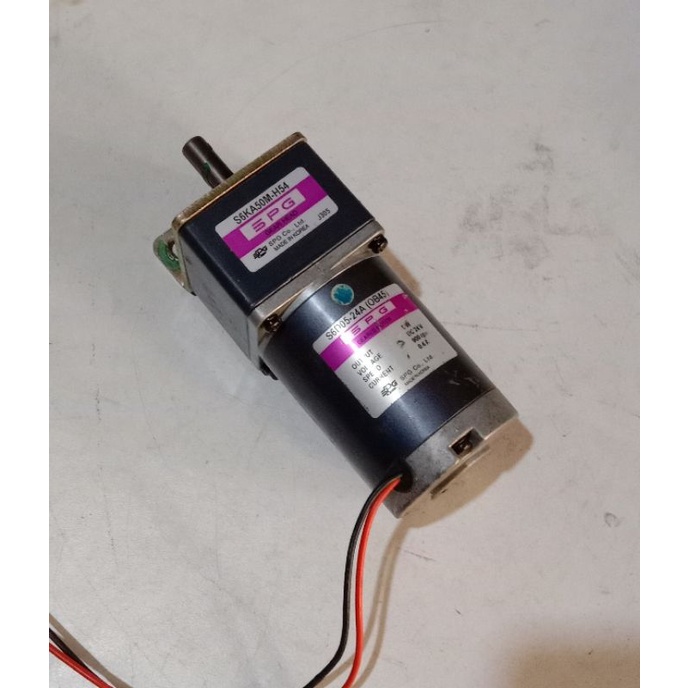 Dc Motor agearbok SPG 24V Ratio 1 : 50