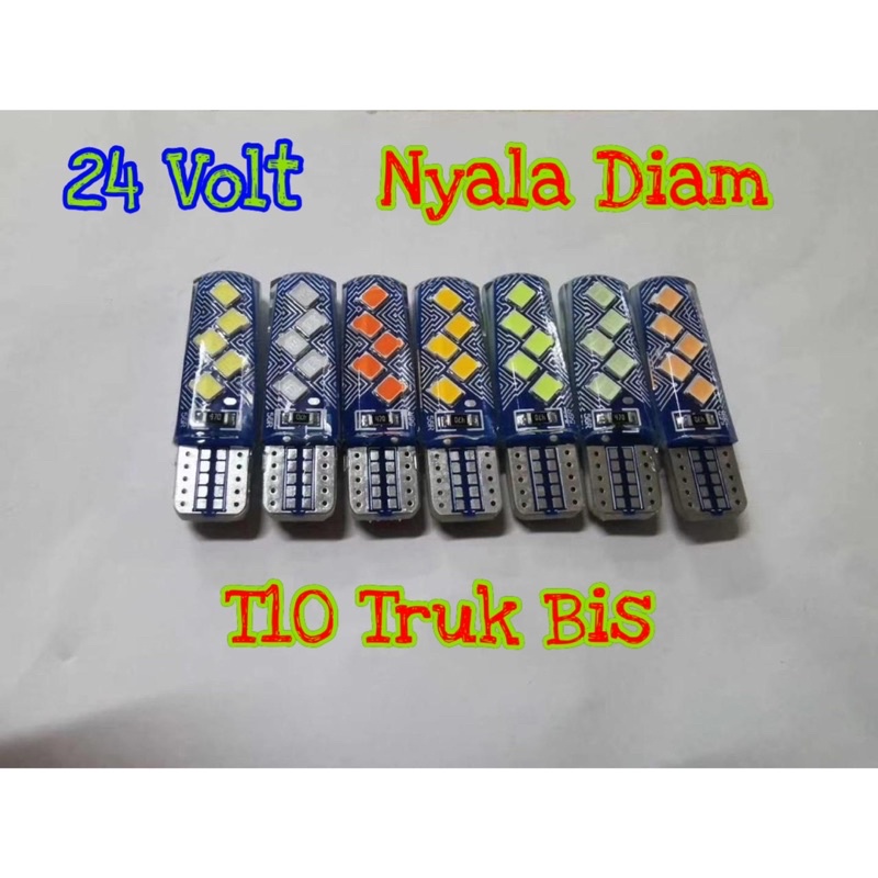 Lampu senja kota truk bis 24 VOLT 10 led model diamond NYALA DIAM