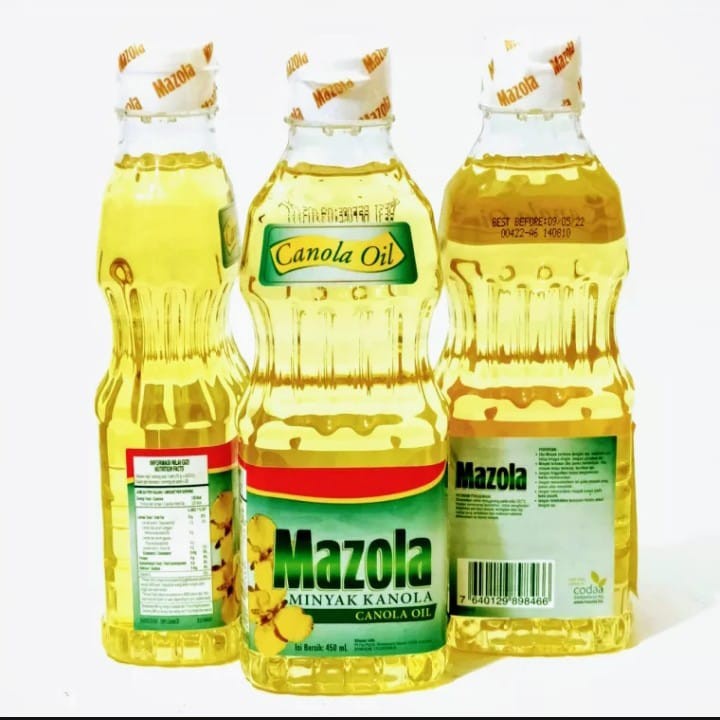 

Minyak Goreng Mazola - Canola Sunflower cegah kolesterol terdaftar BPOM Halal - GolSunFlower 450 ml