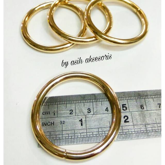 Ring bulat 4cm ( RB 4/5 ) mas muda