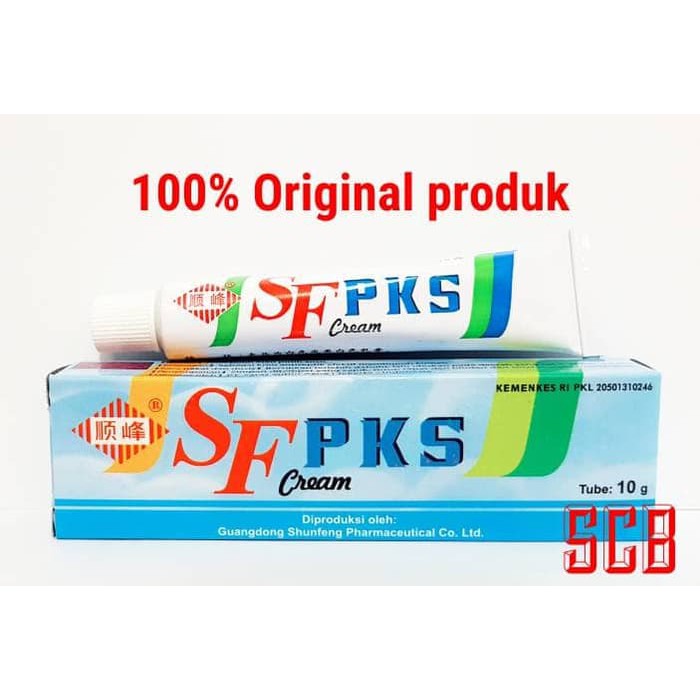 Jual SF PKS Cream / Salep Pi Kang Suang Biru / Salep eksim, jamur, gatal Diskon Besar