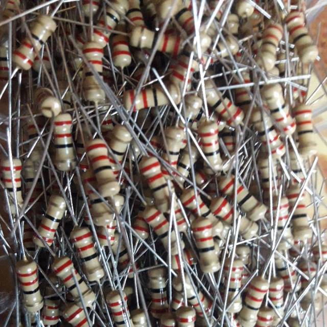 Resistor 22 ohm - 1/2watt 50 biji
