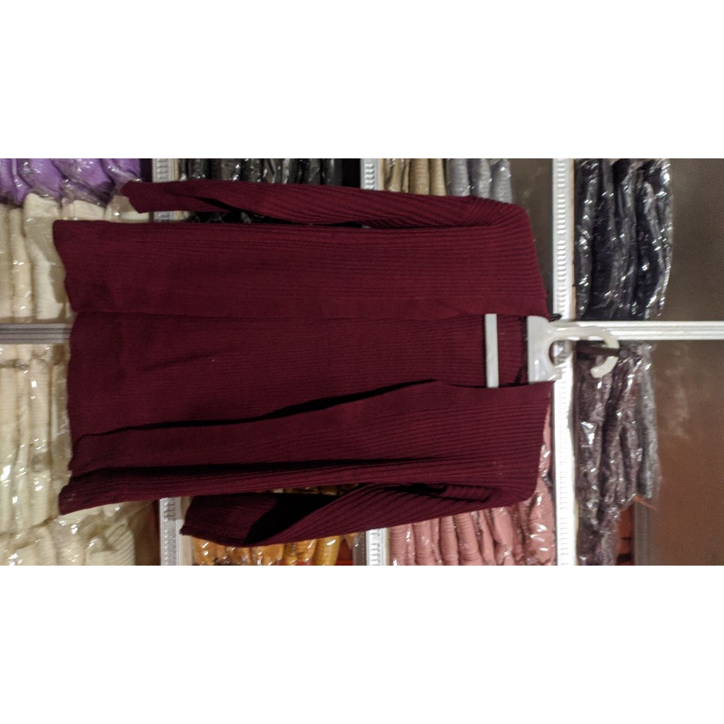 cardigan breska,cardigan GPS,cardigan rajut,kardigan rajut-maroon