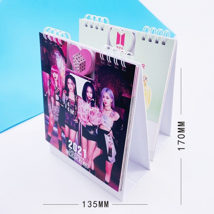 [BS] BISA COD Kalender 2021 BTS BT21 KPOP EXO TWICE NCT GOT7 BLACKPINK SEVENTEEN TREASURE Calendar - KP640