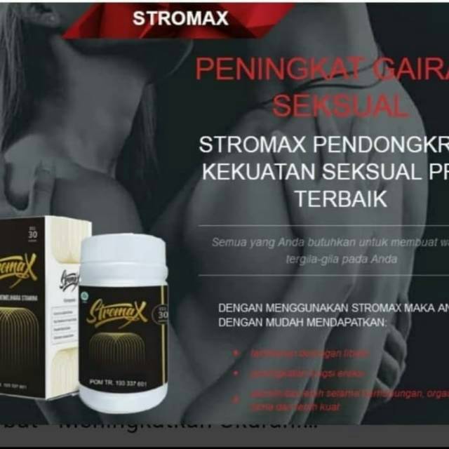 Obat Herbal STROMAX Asli Indonesia stromax suplemen membantu meningkatkan stamina pria