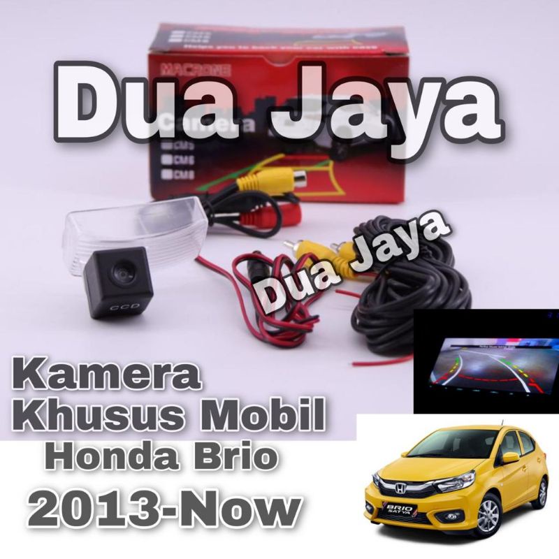KAMERA MOBIL - KAMERA MUNDUR AUTO MOVING MACRONE HONDA BRIO 2013 - NOW
