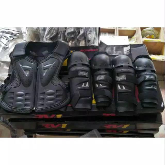 Body protector anak trail dan deker
