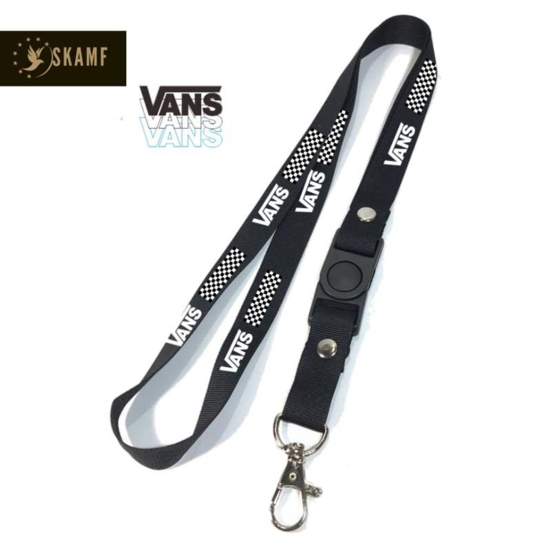 

Gantungan kunci VANS OFF THE WALL tali lanyard Distro gantungan leher id card name tag unisex