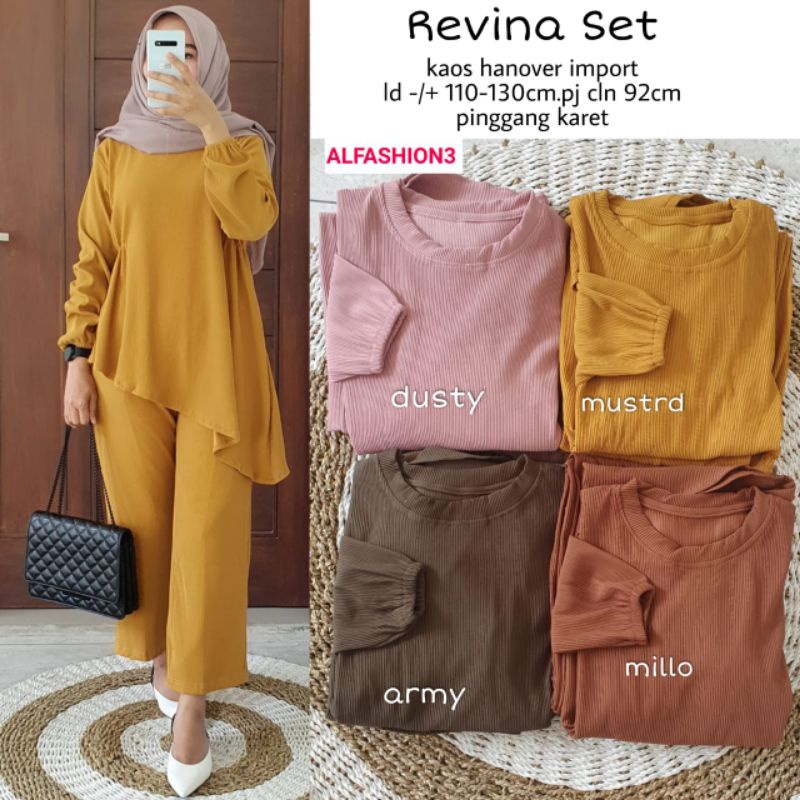 REVINA SET ORIGINAL PRODUK BY ALFASHION