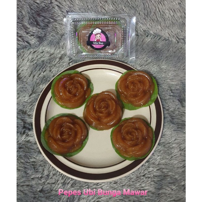 

Pepes Ubi Bunga Mawar