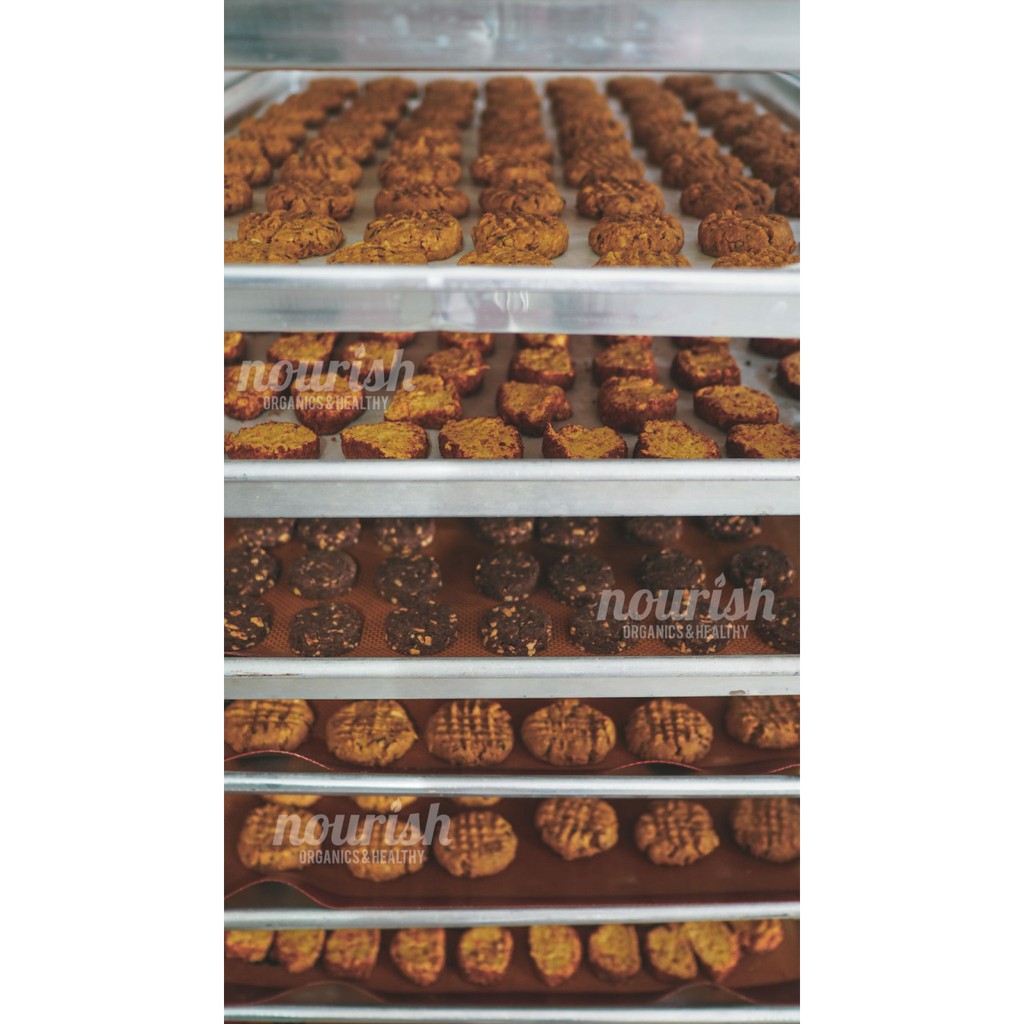 Delicioats (Healhty Oat Cookies with Almond &amp; Choco) Kue Sehat 150 gr