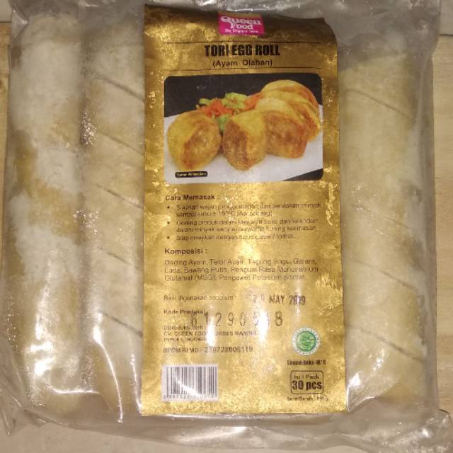 

TORI EGG ROLL QueenFood isi 30 pcs