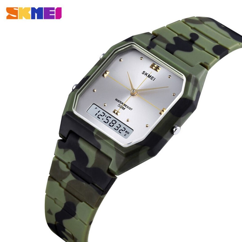 SKMEI 1604 Jam Tangan Wanita Digital Analog Anti Air WATCHKITE WKOS