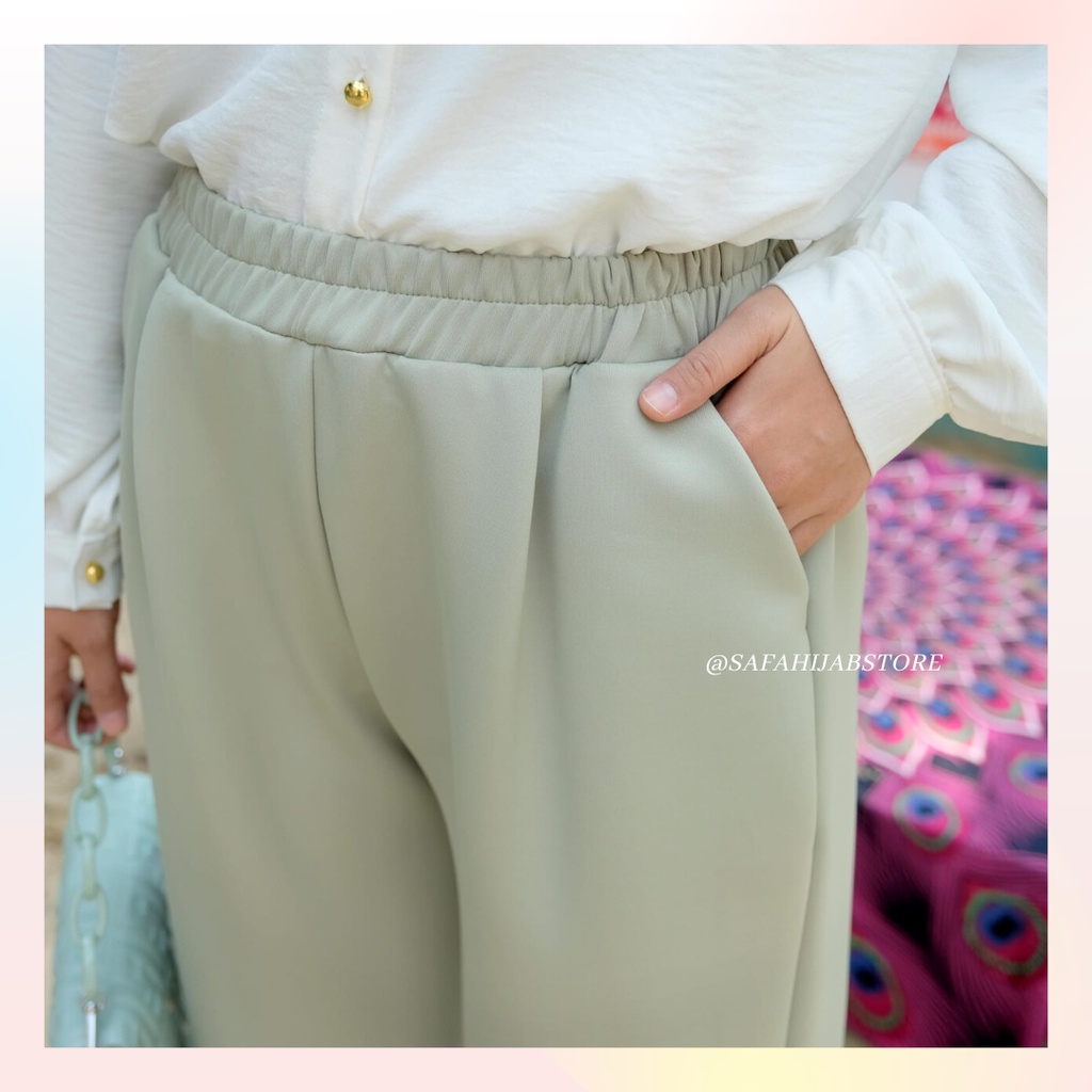 SANNE PANTS / CELANA KERJA / CELANA PANJANG / JUMBO SIZE