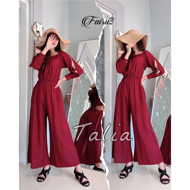 Daster Arab Fairuz TALIA Jumpsuit Ori By Fairuz