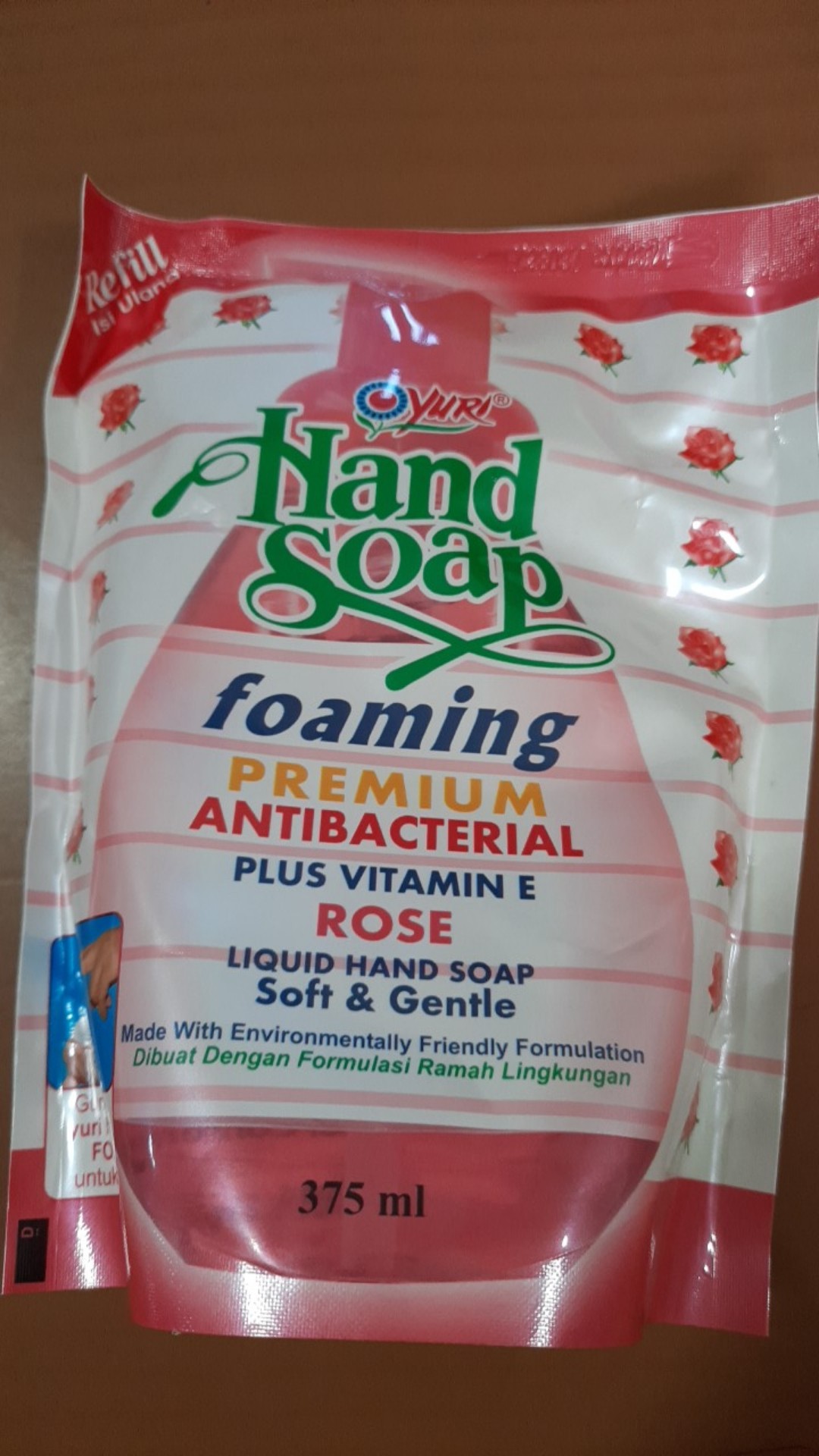 Yuri Hand Soap/ Foaming Pouch Refill 375 Ml