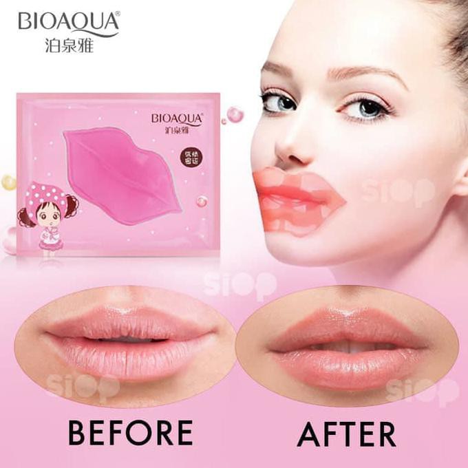 Dijual LIPS BIO -Aqua / Bioaqua Collagen Nourish Lip Mask / Masker Bibir Pink Murah