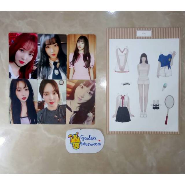 Gfriend album yuju photocard fever season lol awakening rainbow