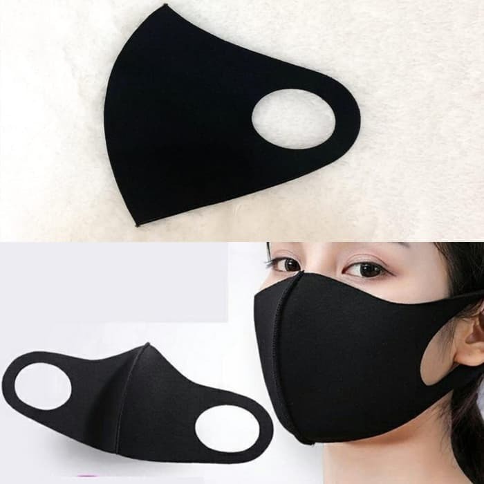 TERMURAH BISA COD!!!!! MASKER KAIN ANTI DEBU BAHAN SCUBA / MASKER SCUBA (NON MEDIS) DEWASA BISA