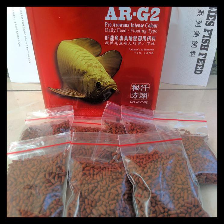 BIG SALE Pelet Ikan Arwana SR (Super Red) dan RTG Ocean Free Repack 10gr - Small