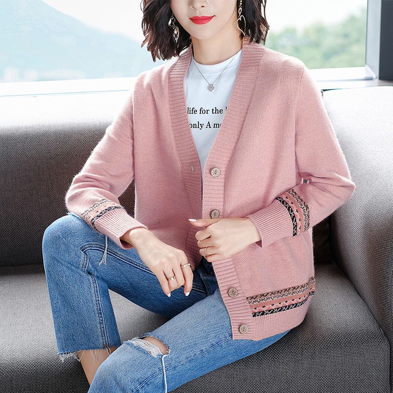 cardigan rajut rajut panjang jaket casual baju rajut