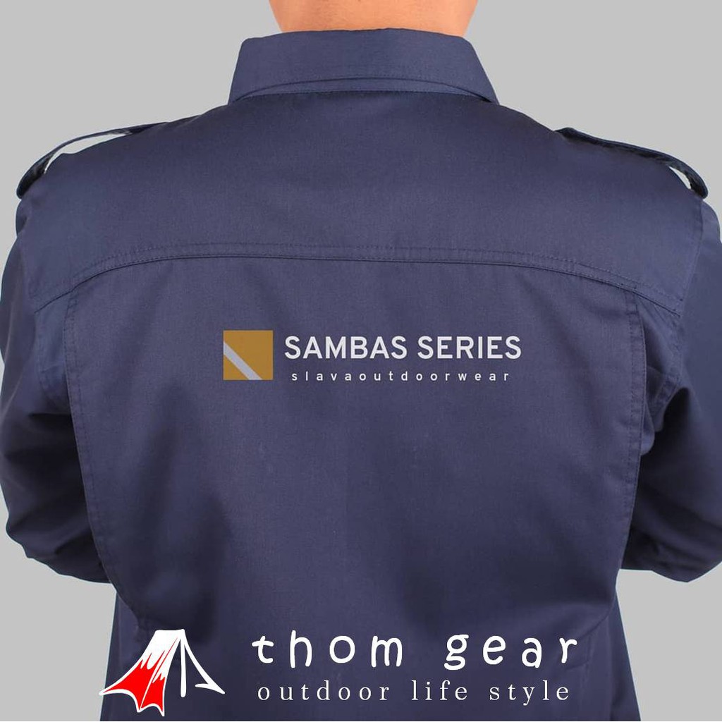 Thomgear Kemeja Pdl Slava Sambas Series Pakaian Dinas Lapangan Outdoor Shirt Berkualitas Thomgear