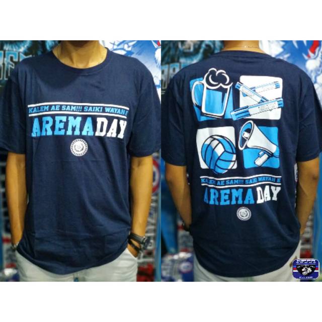 Kaos arema day navy