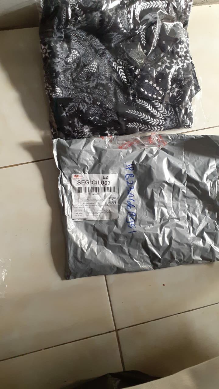 Kemeja Batik Pria Lengan Panjang Size M L Xl Xxl  Bswart Batik Hrb026