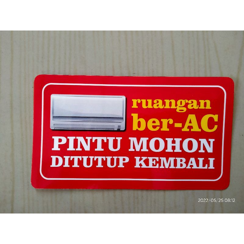 

Stiker Ruangan ber-AC / stiker AC / Stiker tutup Pintu