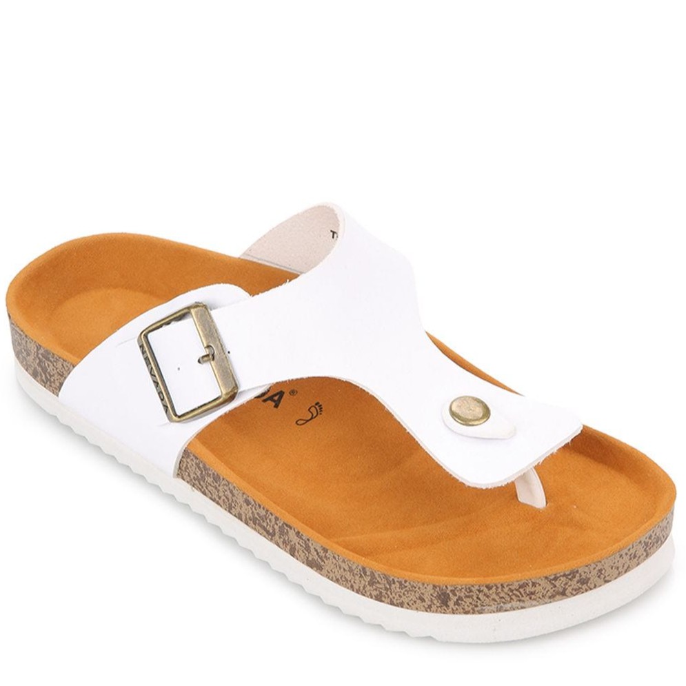 Sandal Jepit Kulit Pria Branded Nevada Buckle TP24 Exclusive Original