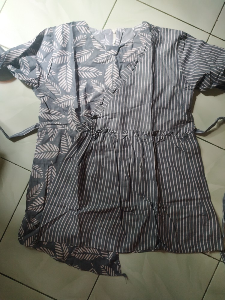 Atasan Batik Dolby Dolbi Dobby Doby Tenun Sutra Tulis Halus Katun Atbm Baron ,sarombit Atasan