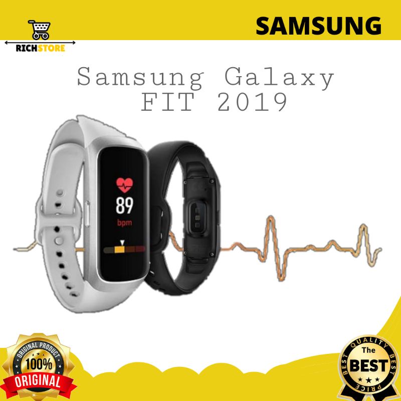 Samsung Galaxy Gear FIT 2019 Original Smart watch Jam Unisex - Garansi Resmi Samsung