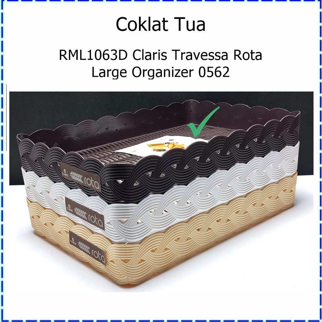 RML1063D Claris Travessa Rota Large Organizer/Tempat Penyimpanan 0562