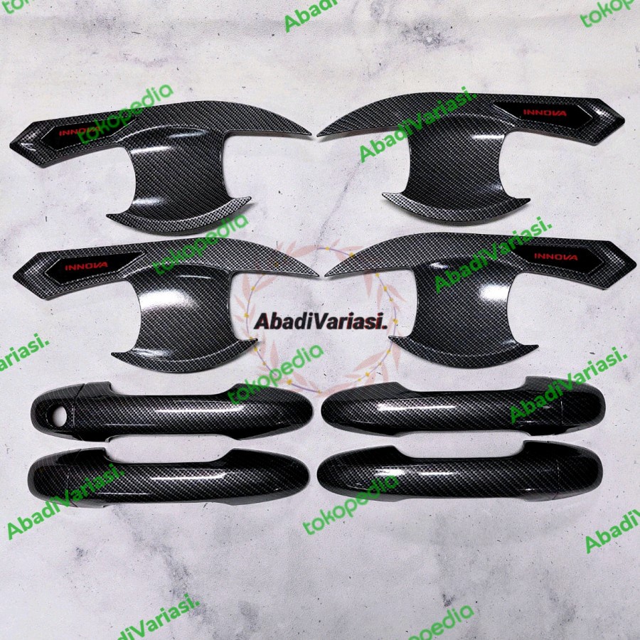 Paket Outer &amp; Handle Mobil Innova Reborn 2016-2022 Full Carbon