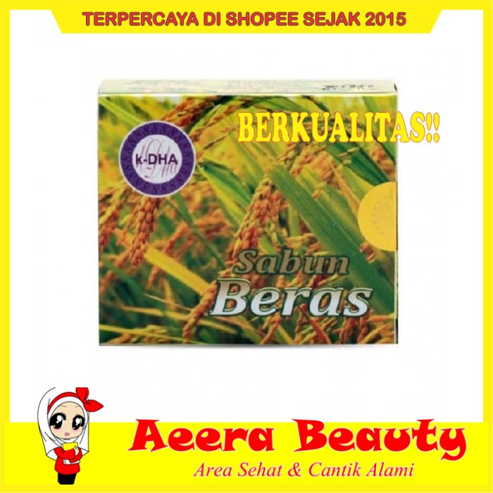 GRATIS ONGKIR!! SABUN BERAS K-DHA / RICE SOAP KDHA / ADHA AK0457