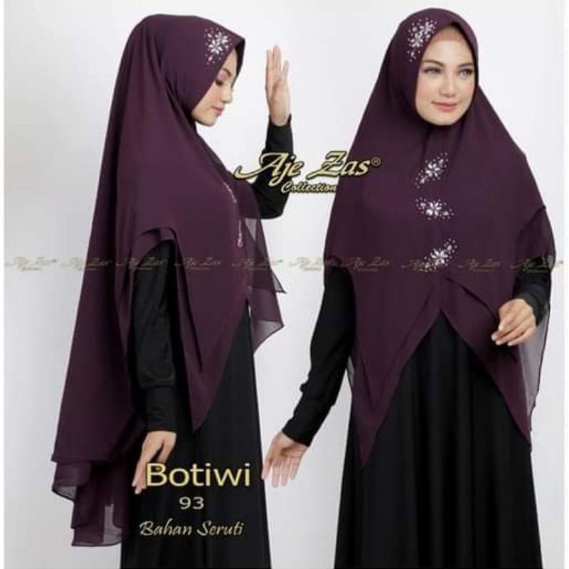 Khimar botiwi Aje zas original payet