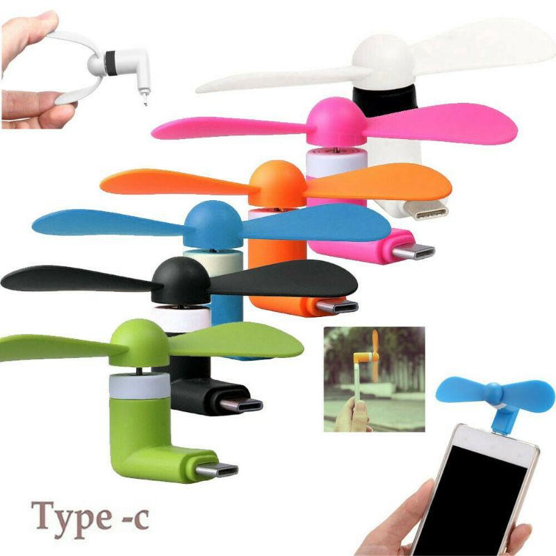 Kipas angin / Mini Fan OTG USB Type C / Type C / Tipe C