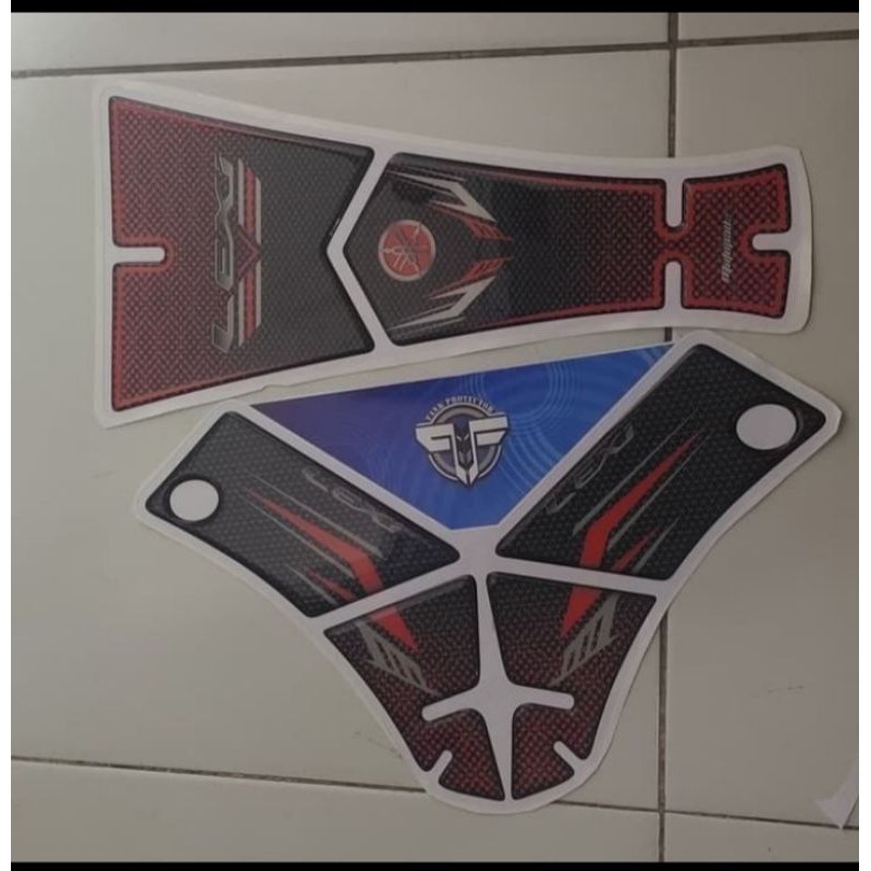 Sticker Stiker Timbul Resin Deck pad Tankpad Yamaha Lexi 125