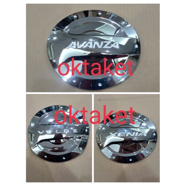 Tank cover New Avanza Xenia Veloz 2021 2022 chrome