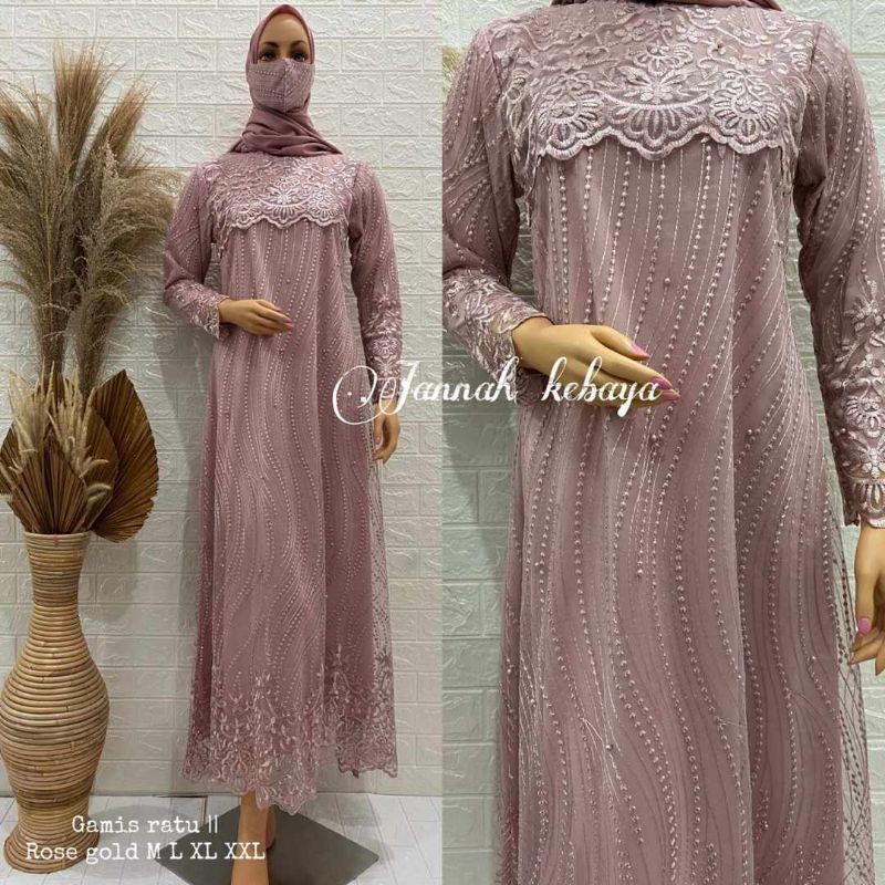 gamis kebaya modern/gamis kebaya wisuda