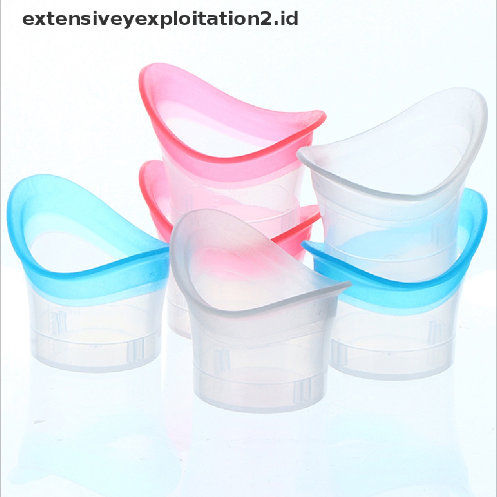 (Hotter) 2pcs/set Gelas Cuci Muka Bahan Silikon Dapat Digunakan Kembali Untuk
