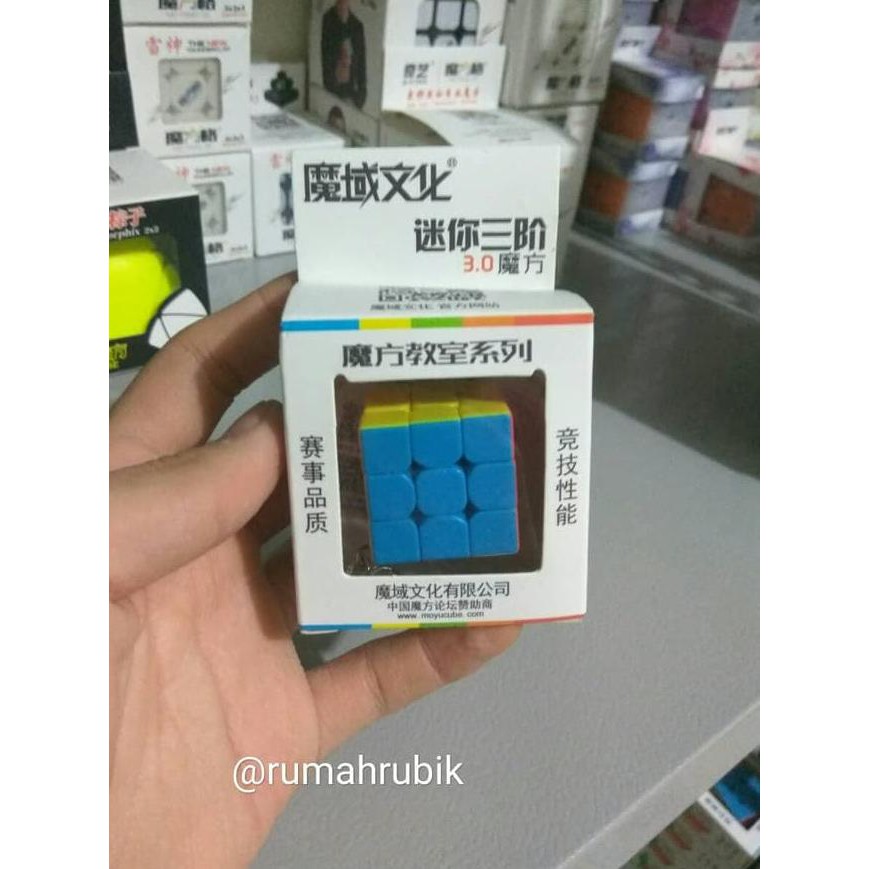 ♠KASIMURAH✪ Rubik 3x3 Moyu Mini Stickerless 30mm / Rubik Murah ☼