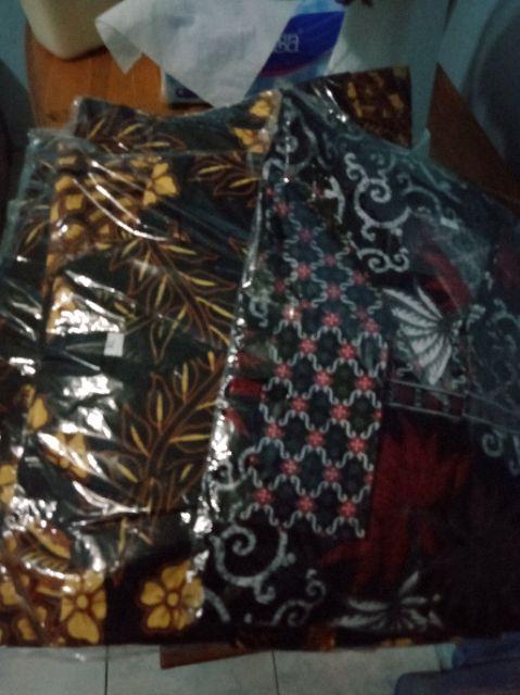 Bswart Batik Hrb026 Kenongo Hem Pendek Padi Pekalongan M L Xl Batik Pria Murah Modern Grosir Batik