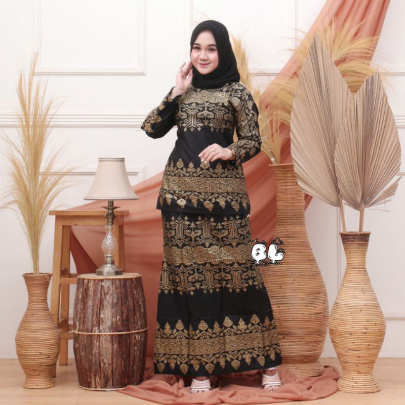 Rok dan Blus - Batik RNB original modern/ RNB batik katun kerja kantor baju pns /batik guru batik