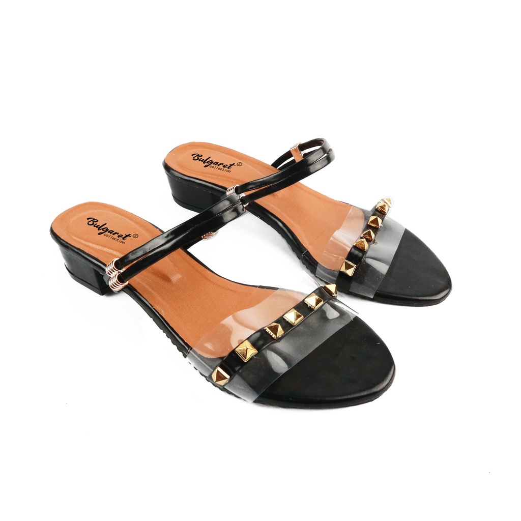 Sendal Hils Wanita Import High Heels Heals Hak Kaca Tahu Pesta Kondangan Wedding Import Sandal Haihi