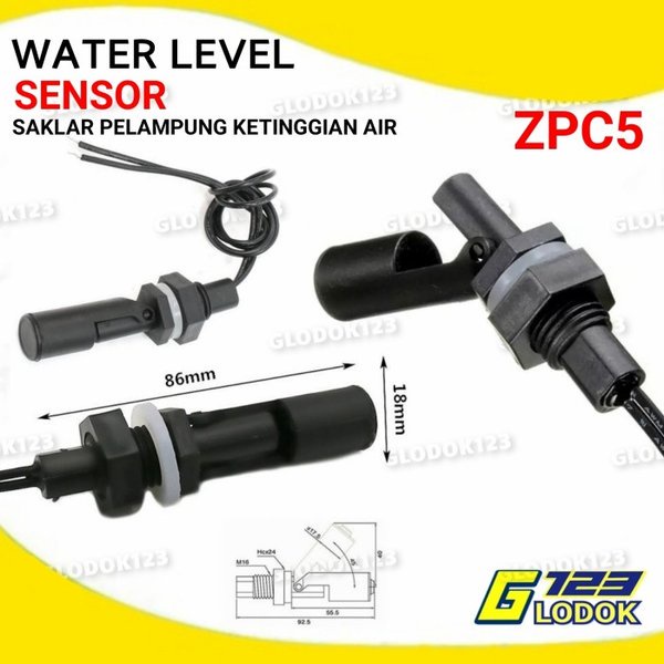 Water Level Float Sensor Switch Saklar Pelampung Ketinggian Air Tangki