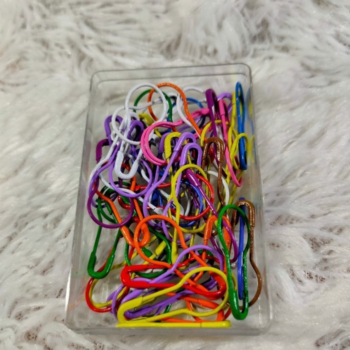 Peniti Bohlam Warna Warni Safety Pins Hijab Anti Nyangkut Aksesoris Hijab