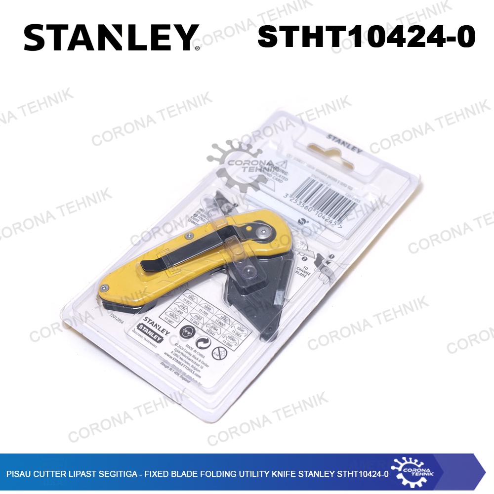 Stanley STHT10424-0 - Pisau Cutter Lipat Segitiga Folding Utility Knife