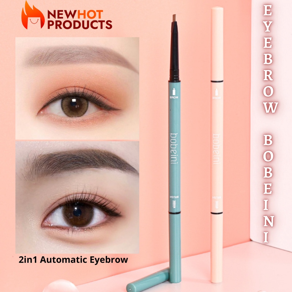 Eyebrow Bobeini pensil alis Double Head Eyebrow Long Lasting 6 Colors Tahan Lama Original