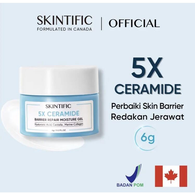 SKINTIFIC 5X Ceramide Barrier Repair Moisturize Gel Moisturizer